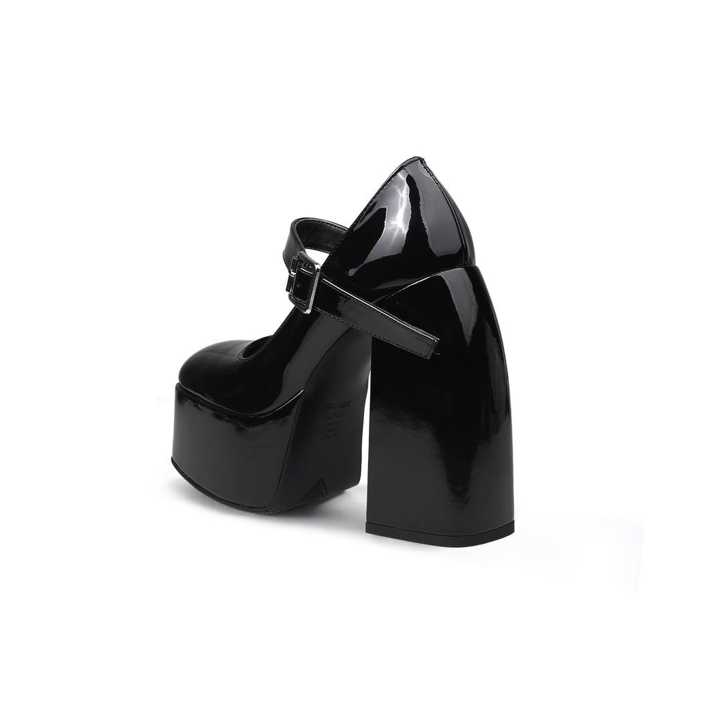 Platform-Heel Mary Jane Pumps-3