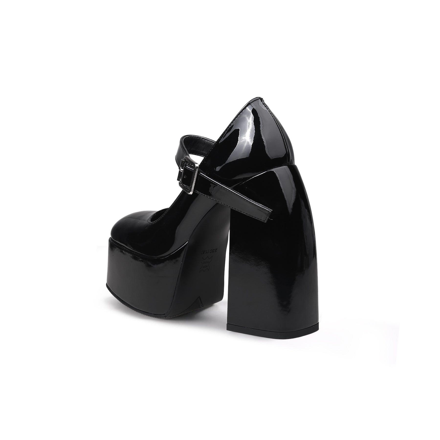 Platform-Heel Mary Jane Pumps-3