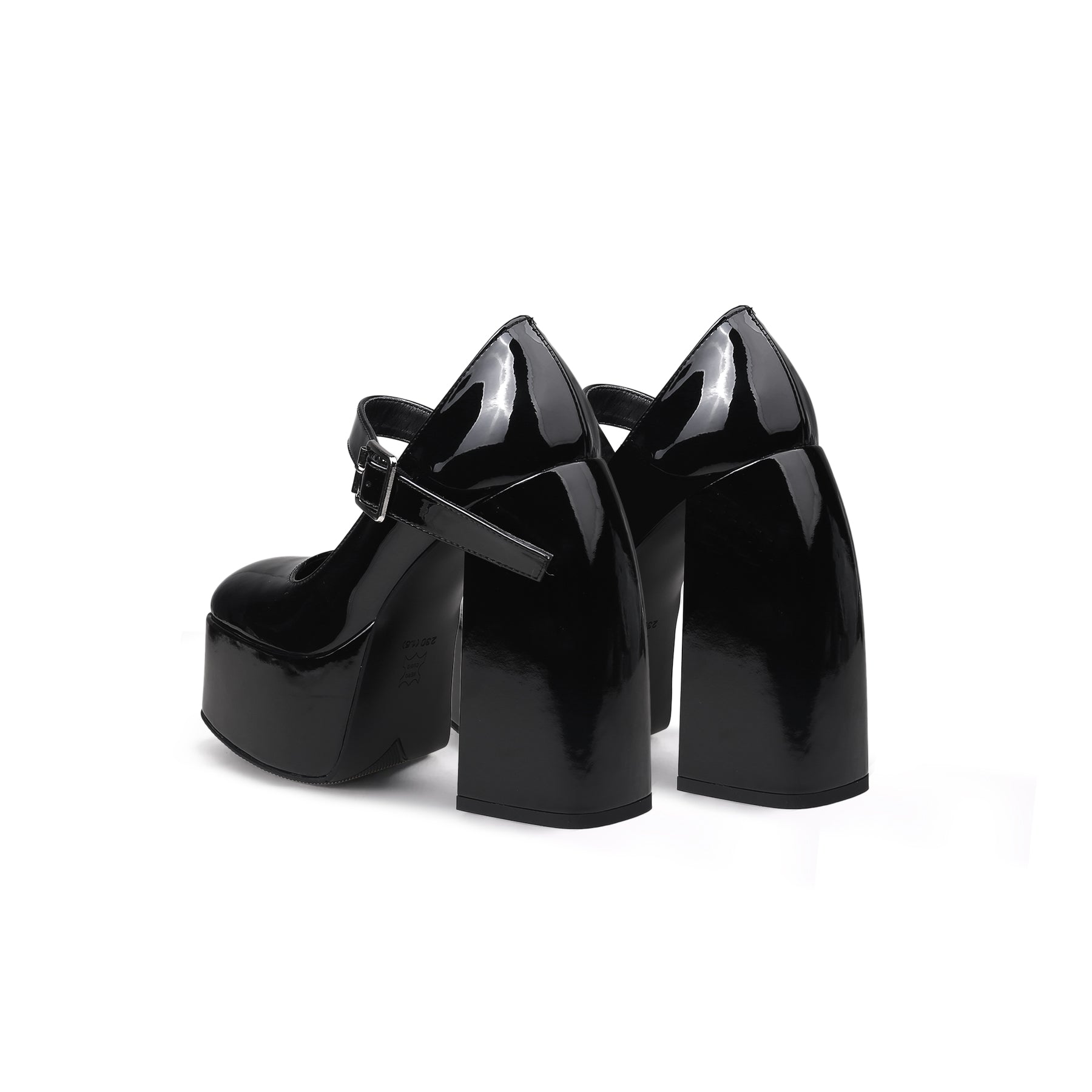 Platform-Heel Mary Jane Pumps-4